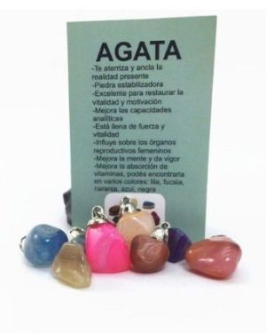 Dije Agata con explicacion