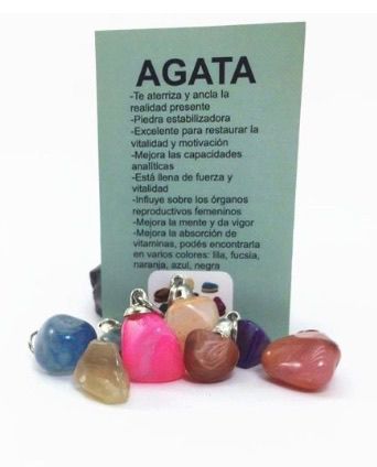 Dije Agata con explicacion