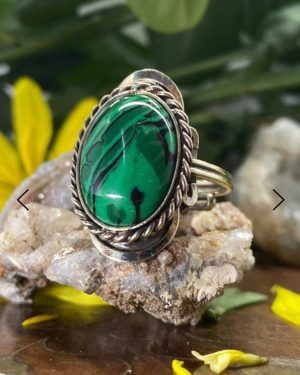 Anillo Piedra Malaquita