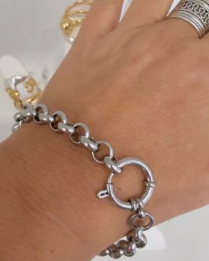 Pulsera Rolo 7 mm con marinero