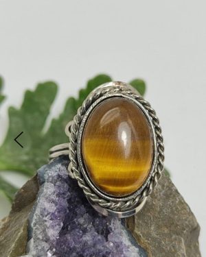 Anillo Piedra Ojo de Tigre