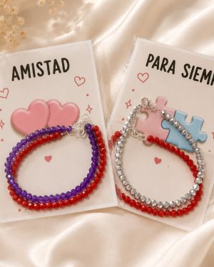 Set 2 Pulseras cristales
