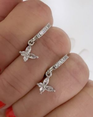 Aros con maripositas