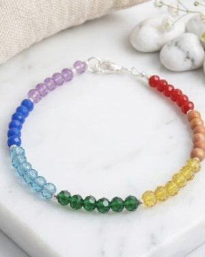 Pulsera 7 chakras cristal