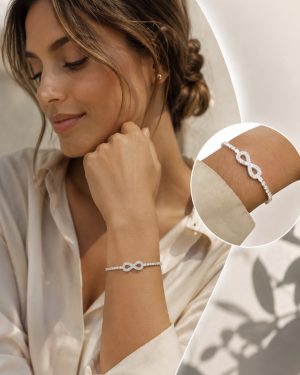 Pulsera infinito ajustable