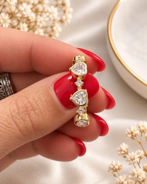 Anillo Corazones