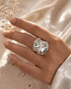 Anillo Martillado ajustable