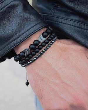 Pulsera ajustable hematite