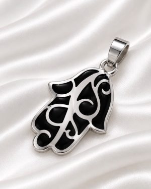 Mano de Fatima esmaltado