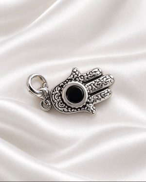 Mano de Hamsa con mosqueton